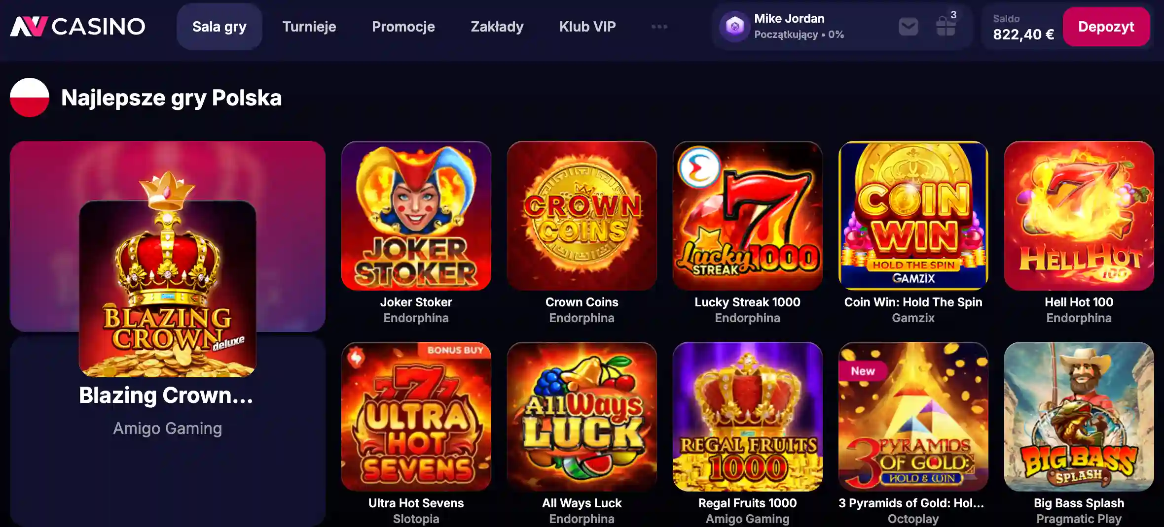 NV Casino games